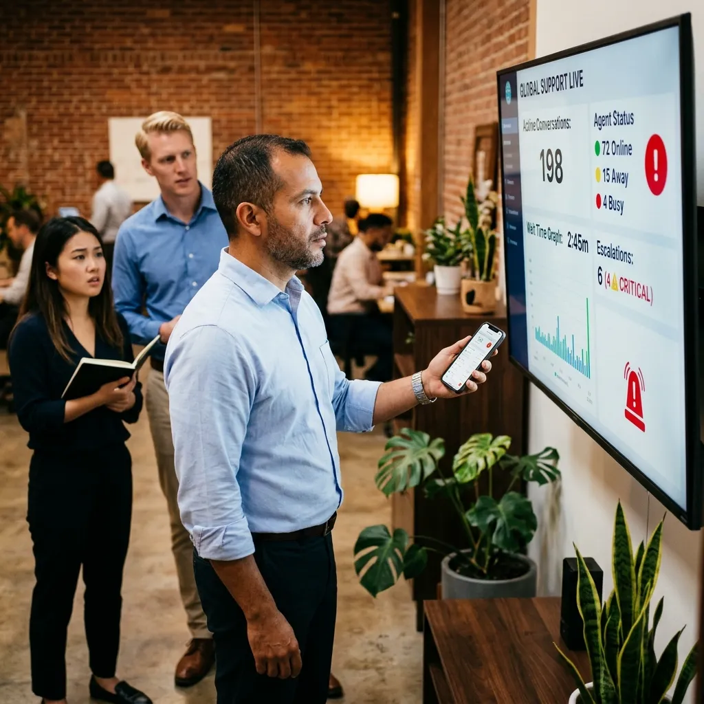 Monitoreo de datos en pantalla